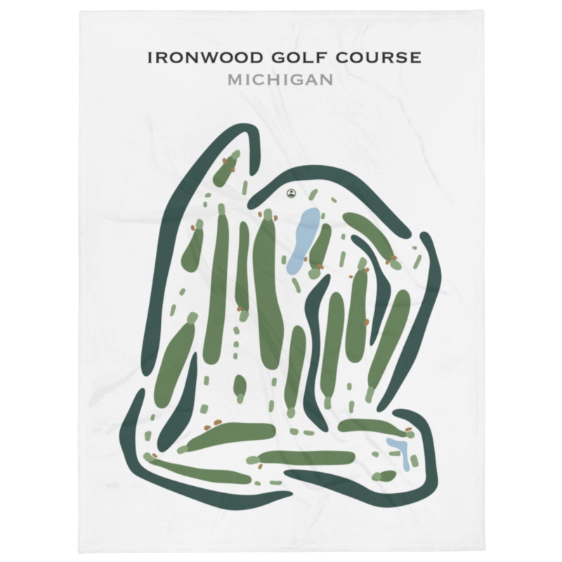 Ironwood Golf Course, Michigan - Printed Golf Courses