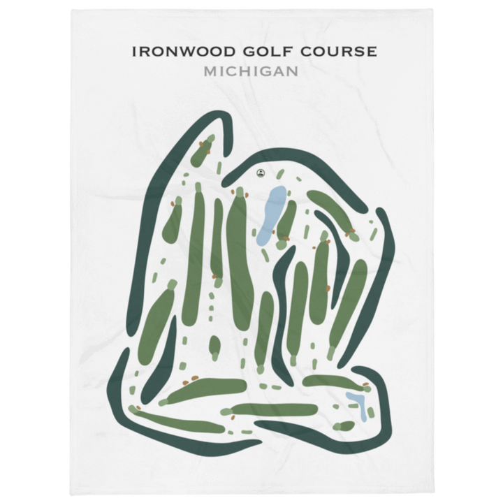 Ironwood Golf Course, Michigan - Printed Golf Courses