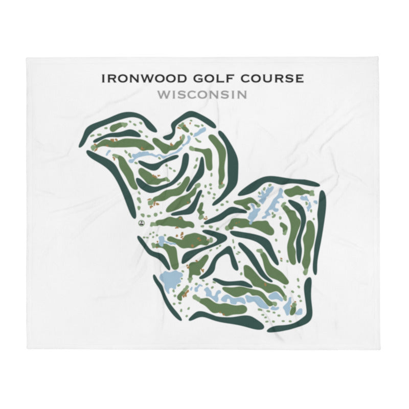 Ironwood Golf Course, Wisconsin - Printed Golf Course