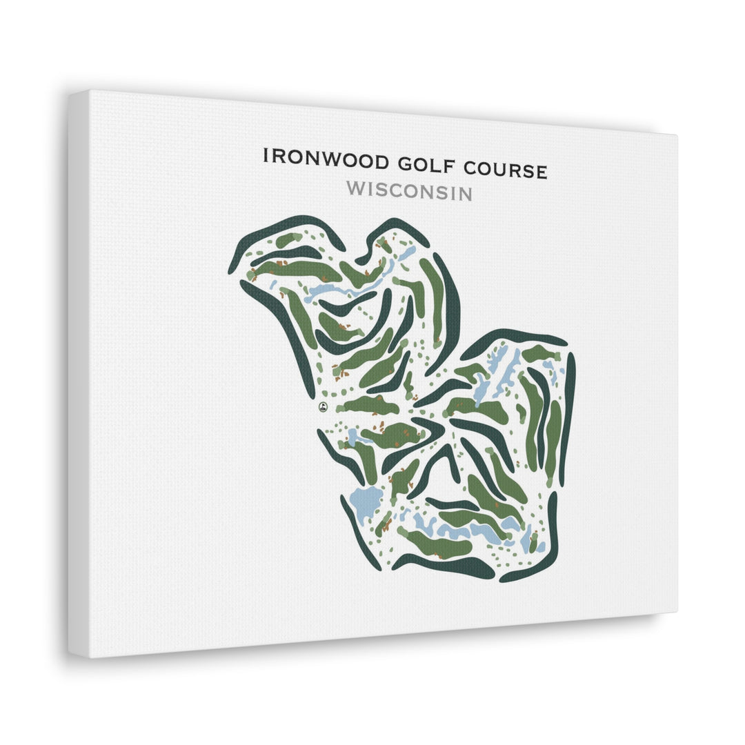 Ironwood Golf Course, Wisconsin - Printed Golf Course