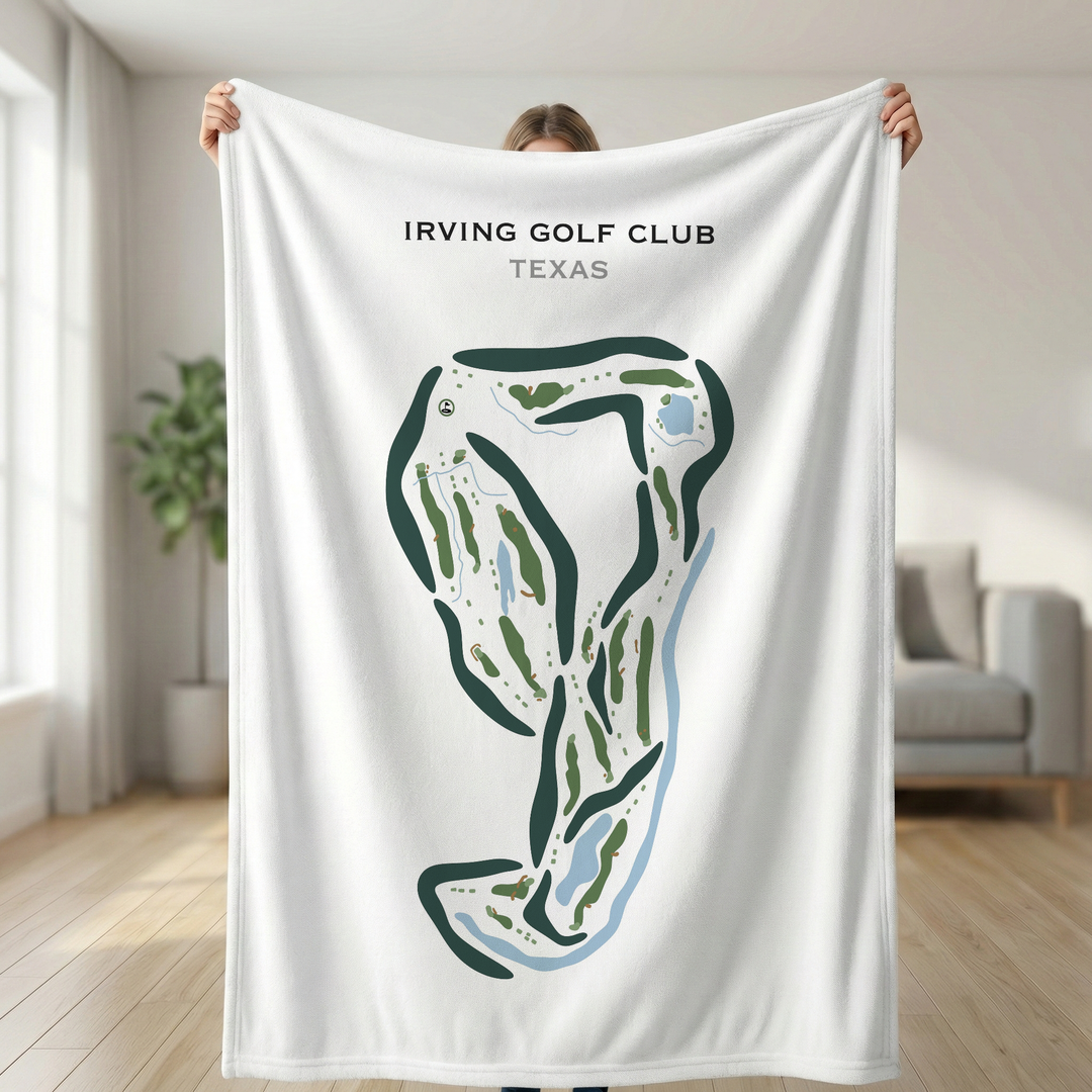 Irving Golf Club, Texas - Printed Golf Courses
