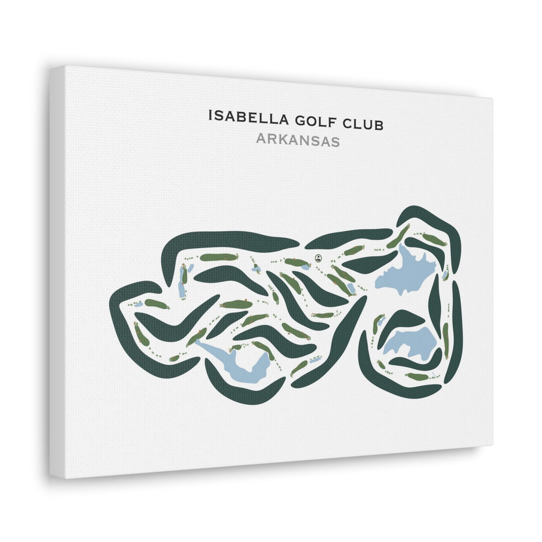 Isabella Golf Club, Arkansas - Printed Golf Courses