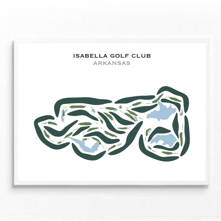 Isabella Golf Club, Arkansas - Printed Golf Courses