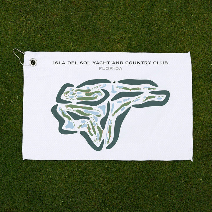 Isla Del Sol Yacht & Country Club, Florida - Printed Golf Courses