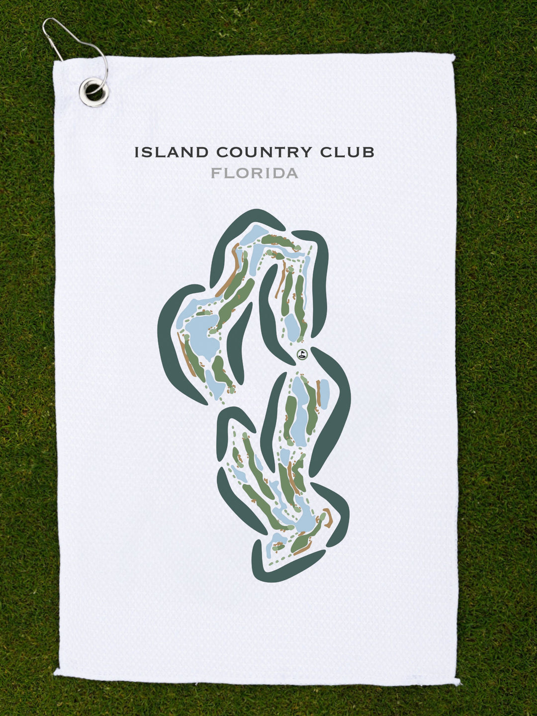 Island Country Club, Florida - Printed Golf Courses