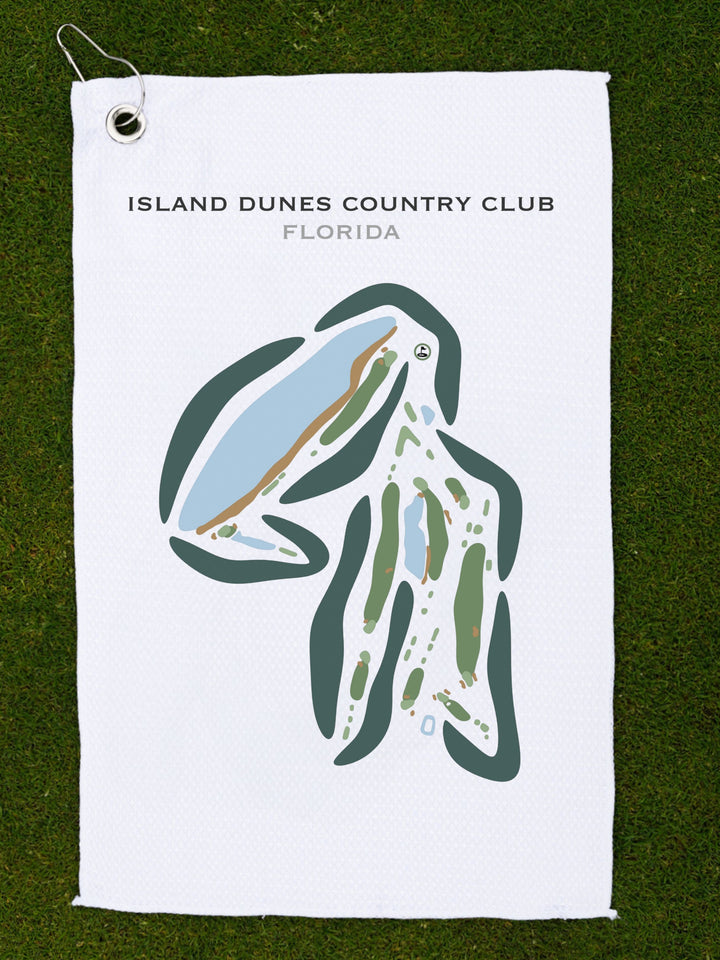 Island Dunes Country Club, Florida - Printed Golf Courses
