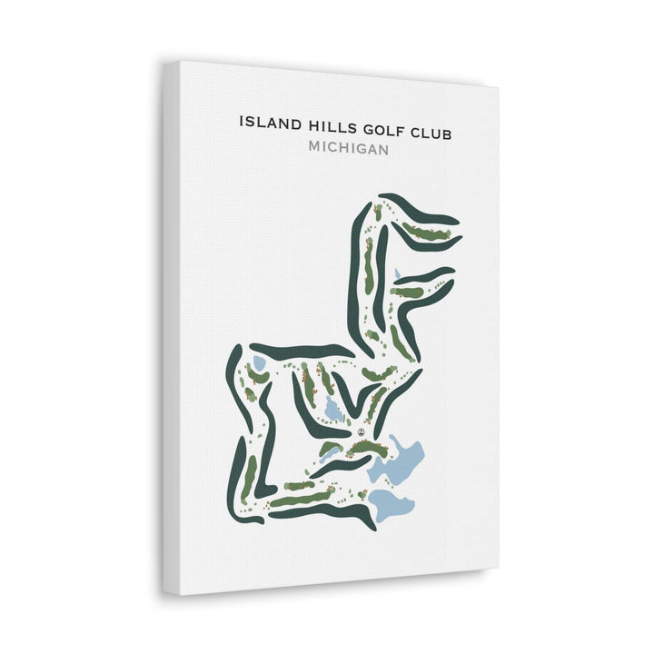 Island Hills Golf Club, Michigan - Golf Course Prints