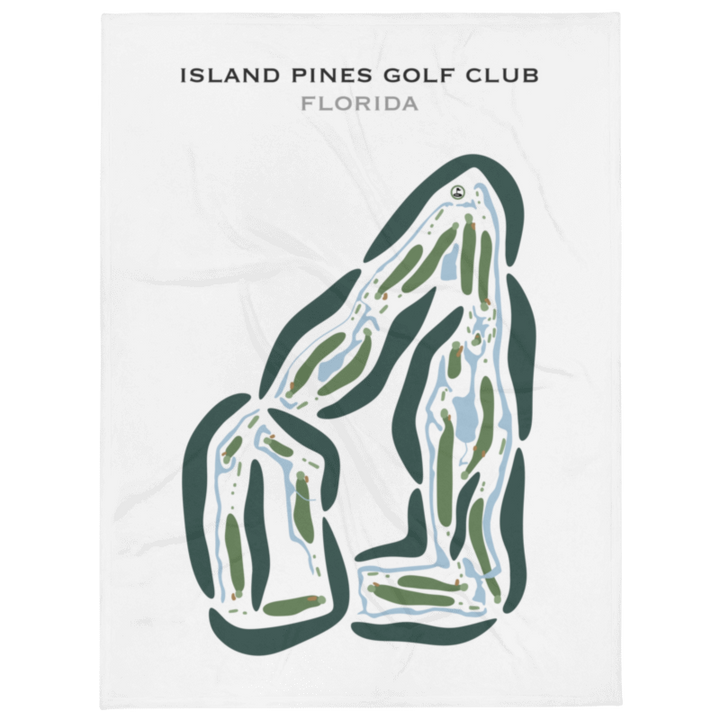 Island Pines Golf Club, Florida - Printed Golf Courses