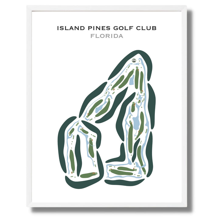 Island Pines Golf Club, Florida - Printed Golf Courses