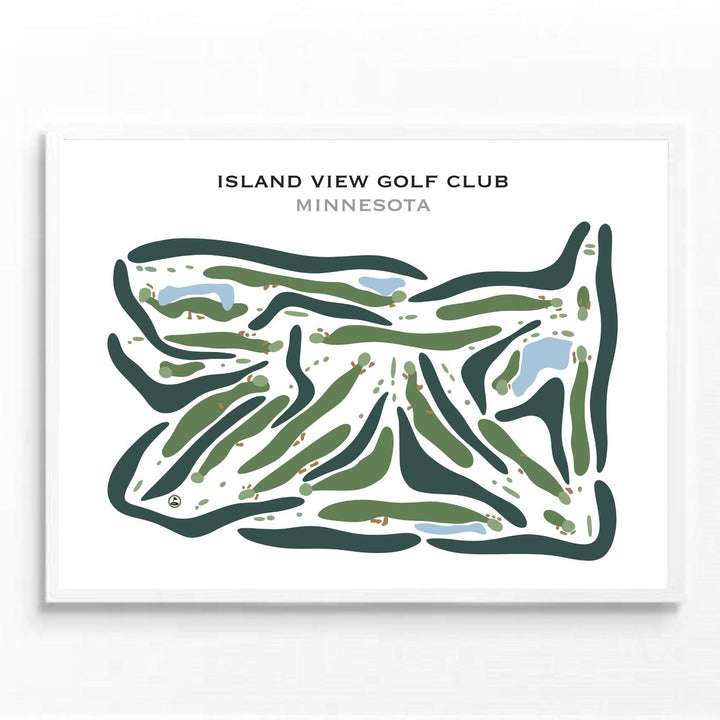 Island View Golf Club, Minnesota - Printed Golf Courses - Golf Course Prints