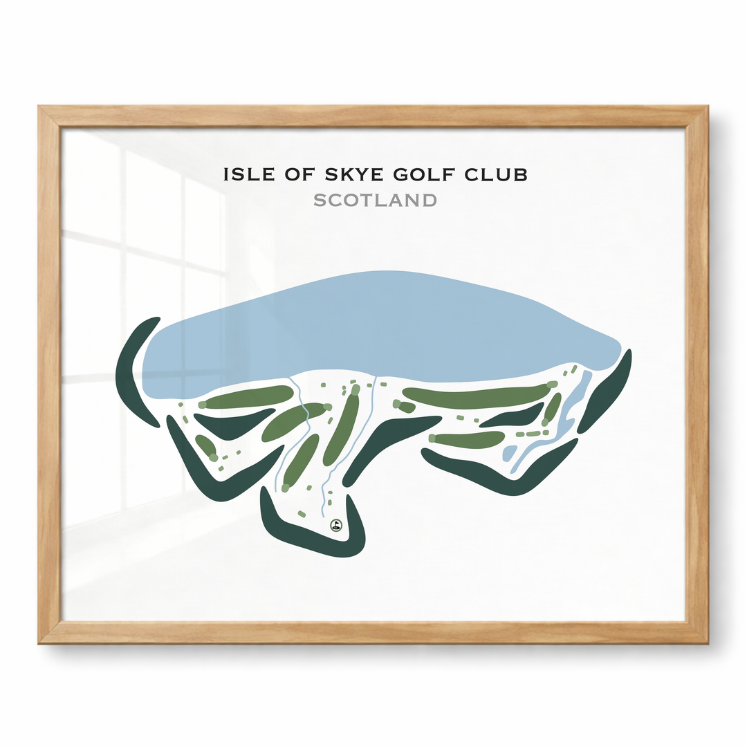 Isle Of Skye Golf Club, Scotland - Printed Golf Courses
