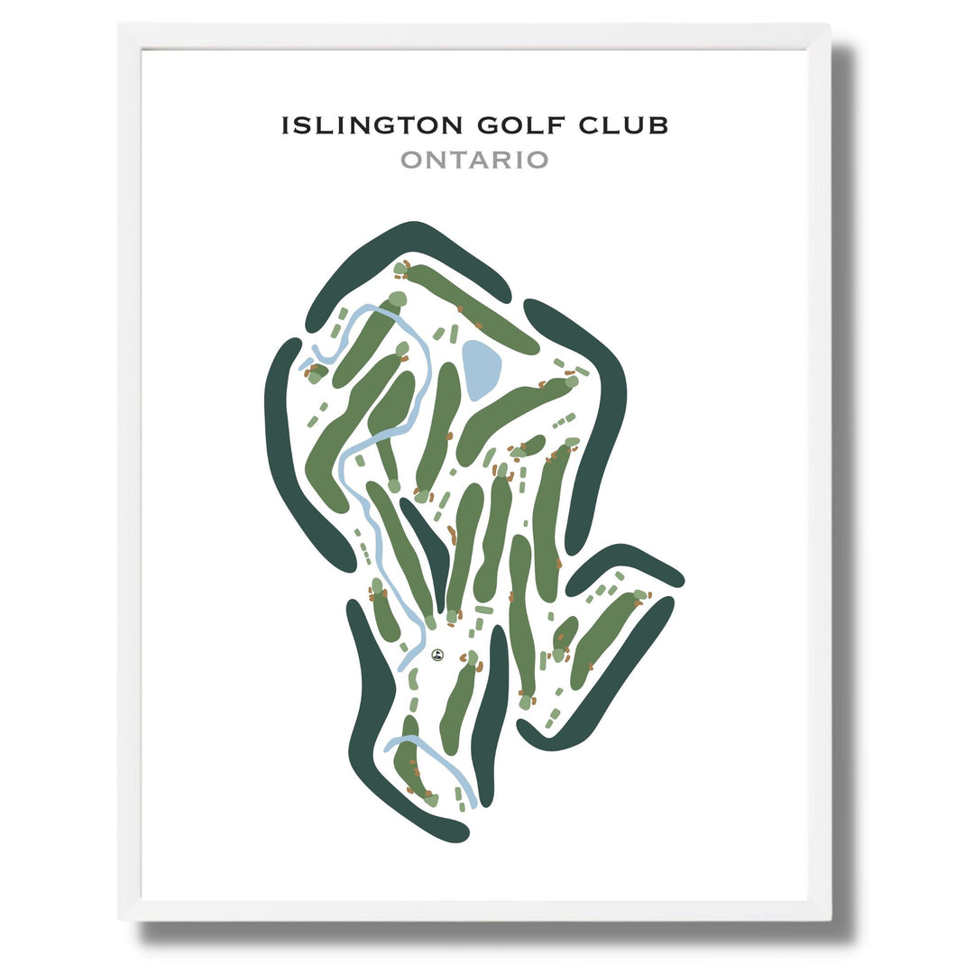 Islington Golf Club, Ontario - Printed Golf Courses