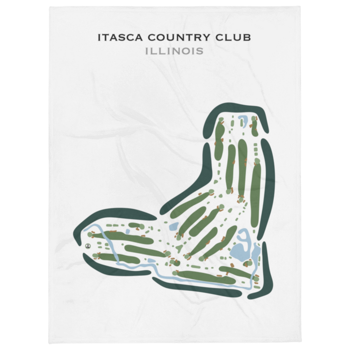 Itasca Country Club, Illinois - Printed Golf Courses