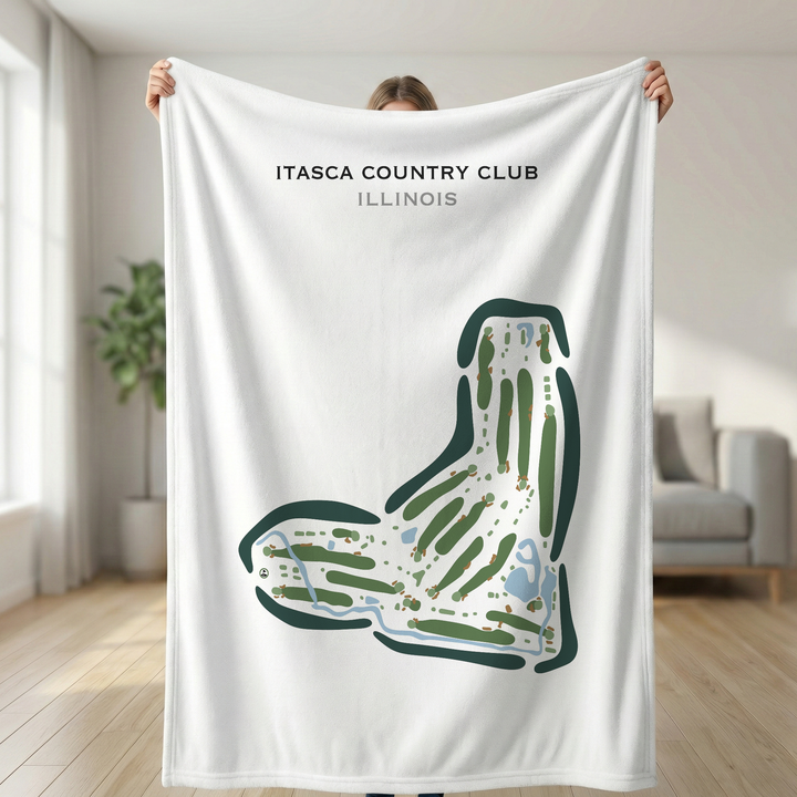Itasca Country Club, Illinois - Printed Golf Courses