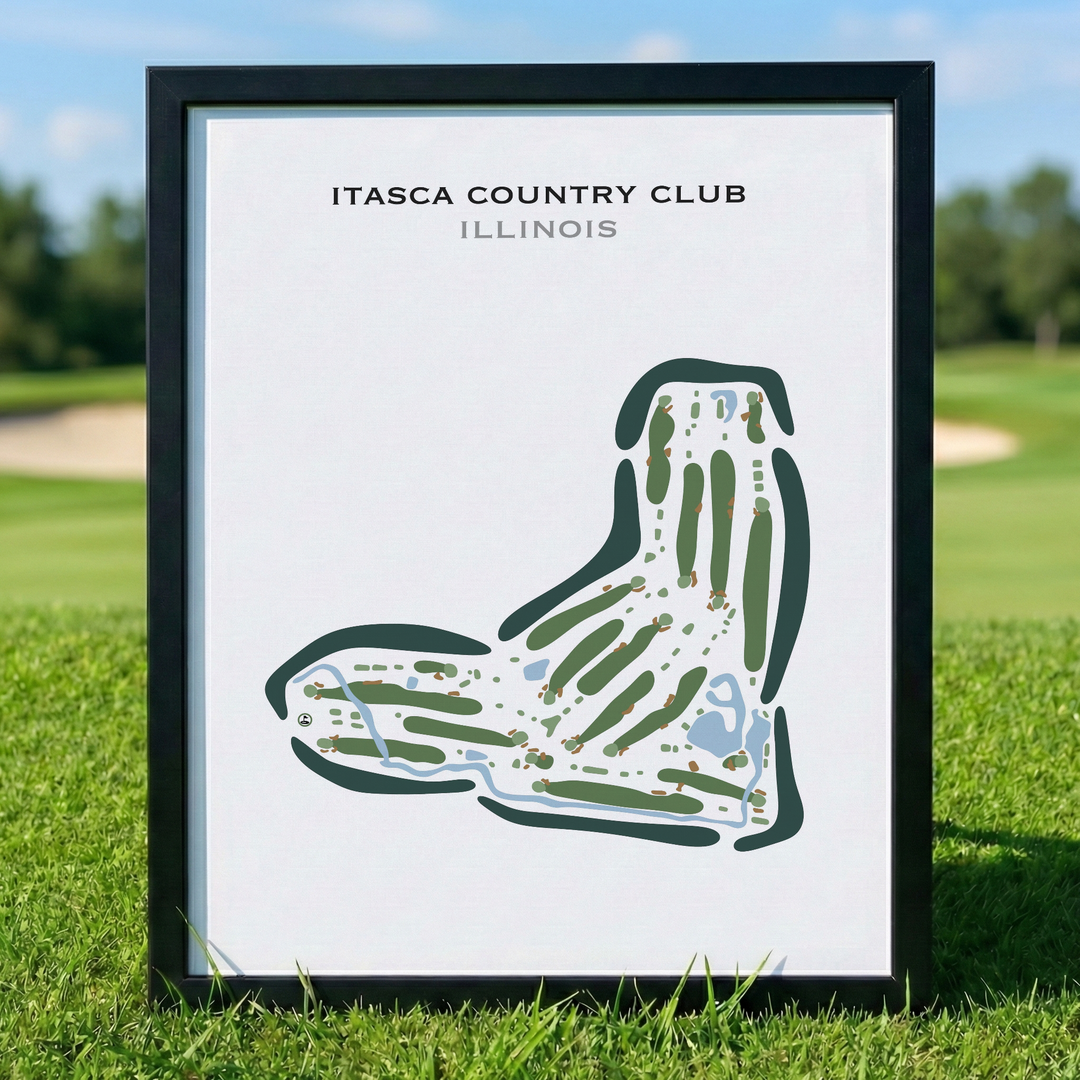 Itasca Country Club, Illinois - Printed Golf Courses