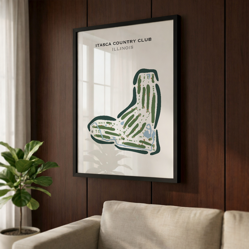 Itasca Country Club, Illinois - Printed Golf Courses