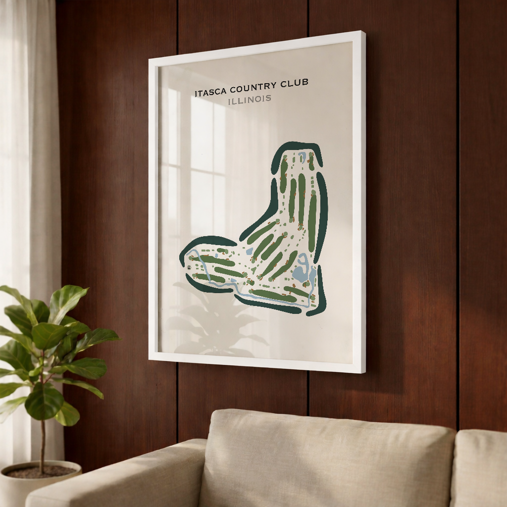 Itasca Country Club, Illinois - Printed Golf Courses