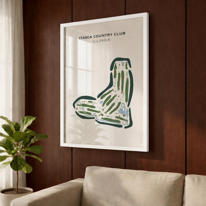 Itasca Country Club, Illinois - Printed Golf Courses