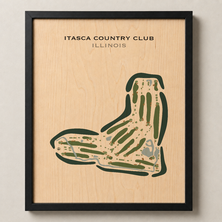 Itasca Country Club, Illinois - Printed Golf Courses