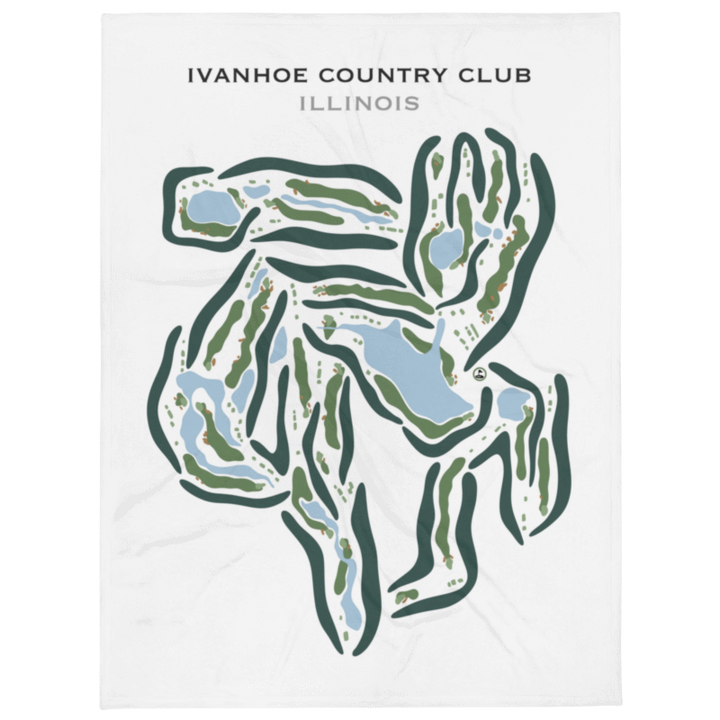 Ivanhoe Country Club, Illinois - Printed Golf Courses