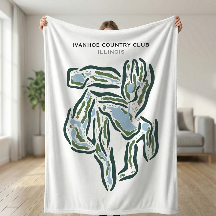 Ivanhoe Country Club, Illinois - Printed Golf Courses