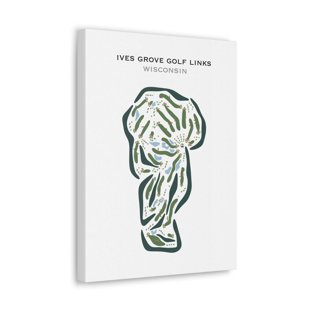 Ives Grove Golf Links, Wisconsin - Printed Golf Courses