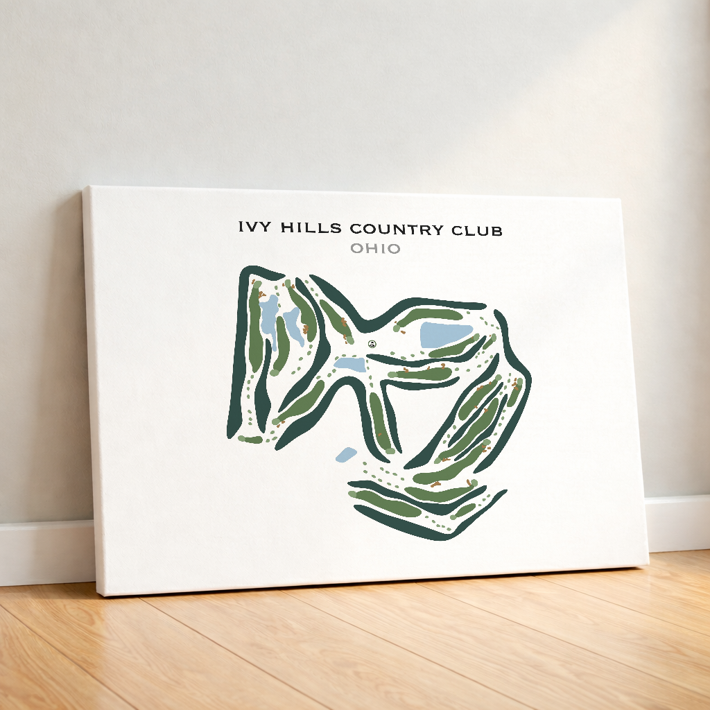 Ivy Hills Country Club, Ohio - Printed Golf Courses