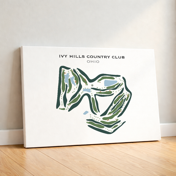 Ivy Hills Country Club, Ohio - Printed Golf Courses