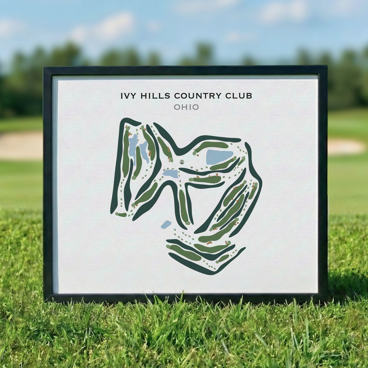 Ivy Hills Country Club, Ohio - Printed Golf Courses