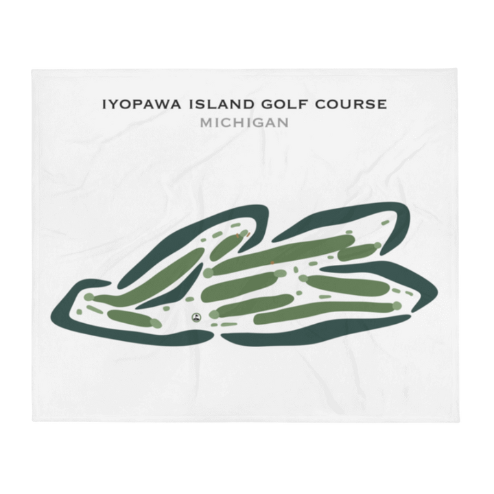 Iyopawa Island Golf Course, Michigan - Printed Golf Courses