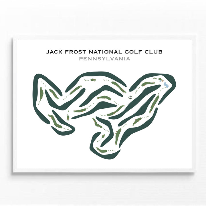 Jack Frost National Golf Club, Pennsylvania - Printed Golf Courses