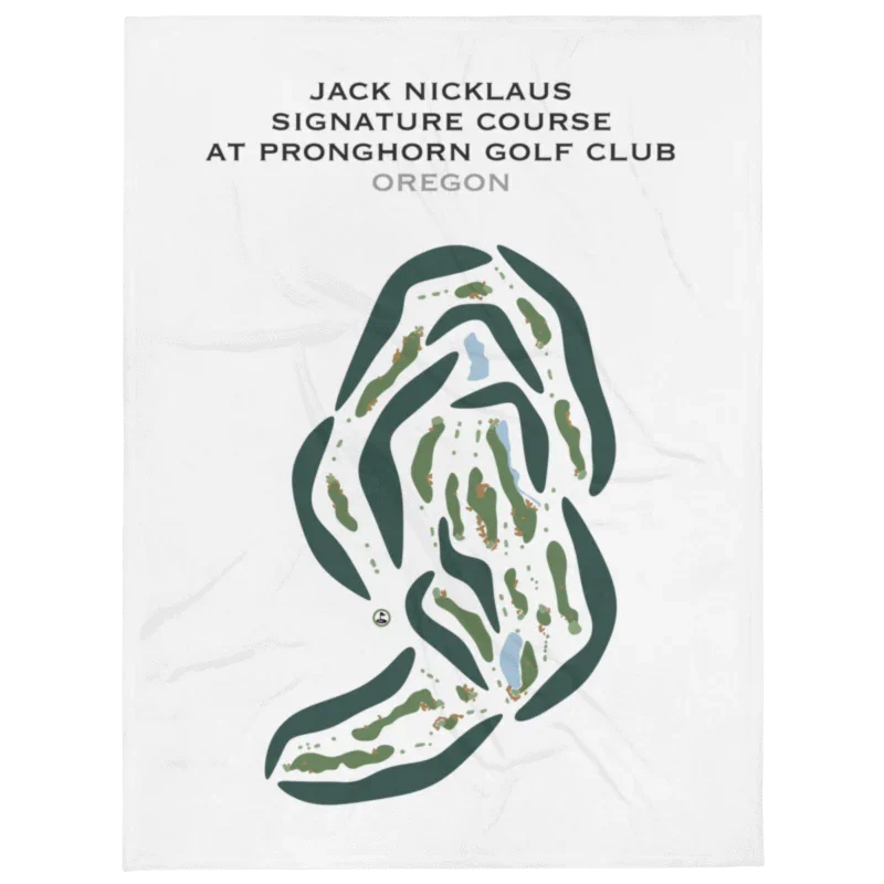 Jack Nicklaus Signature Course at Pronghorn Golf Club, Oregon - Printed Golf Courses