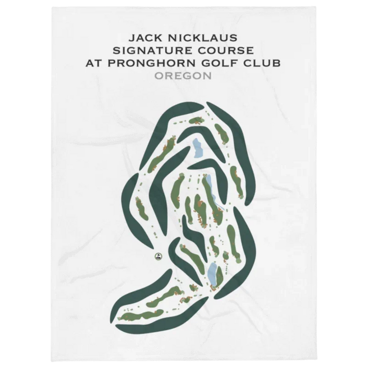 Jack Nicklaus Signature Course at Pronghorn Golf Club, Oregon - Printed Golf Courses