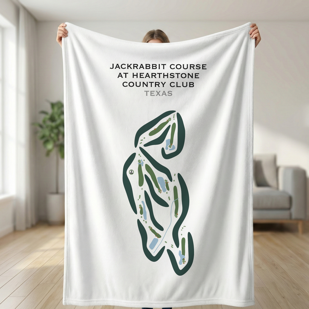 Jackrabbit at Hearthstone Country Club, Texas - Printed Golf Courses