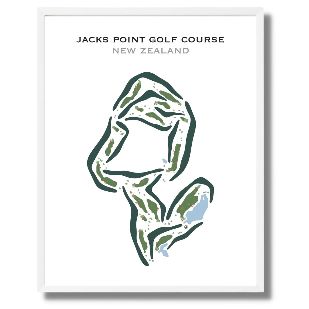 Jack's Point Golf Course, New Zealand - Printed Golf Courses