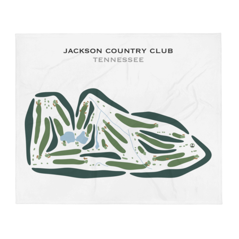 Jackson Country Club, Tennessee - Printed Golf Courses