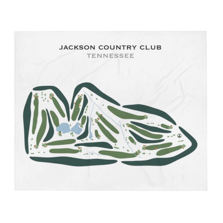 Jackson Country Club, Tennessee - Printed Golf Courses