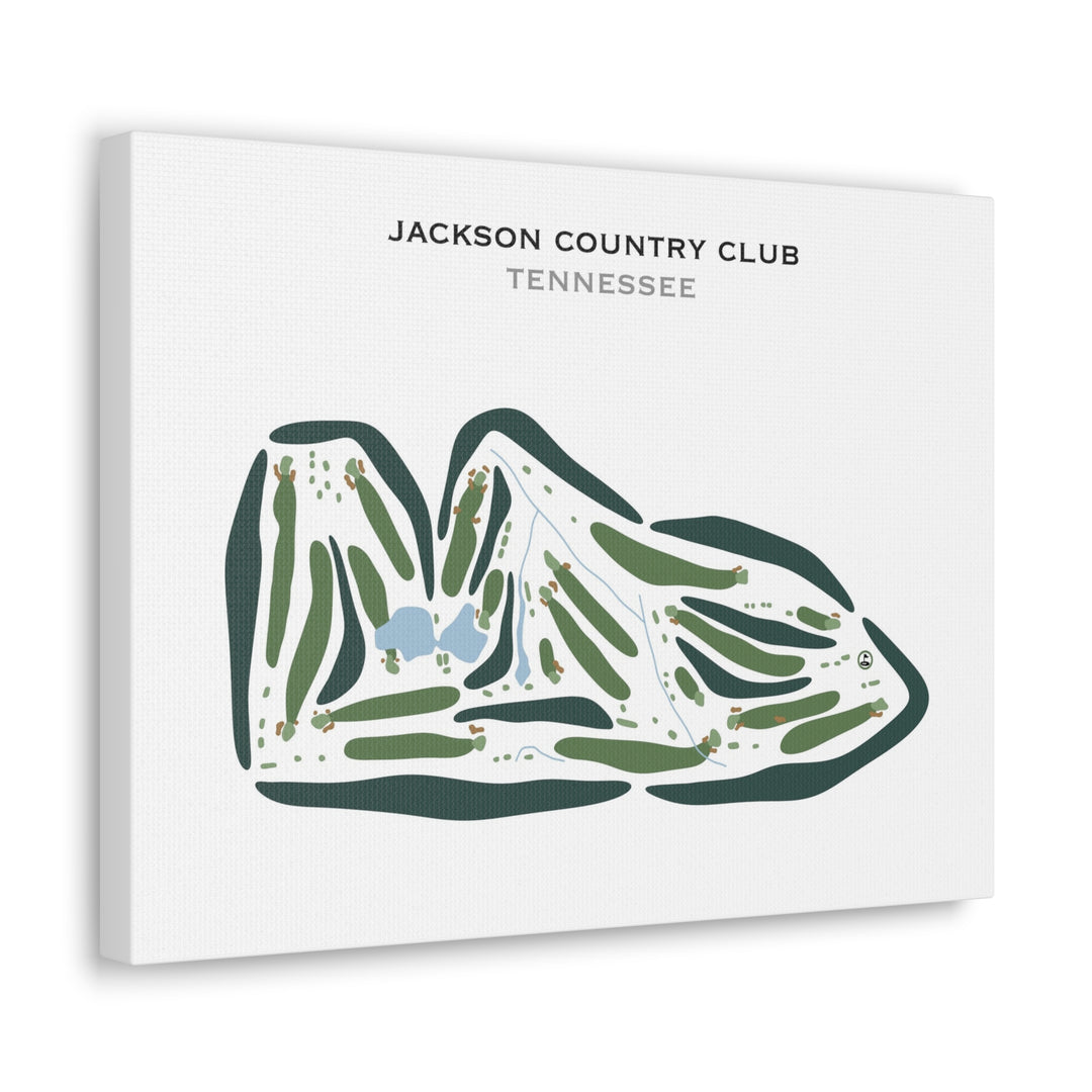 Jackson Country Club, Tennessee - Printed Golf Courses