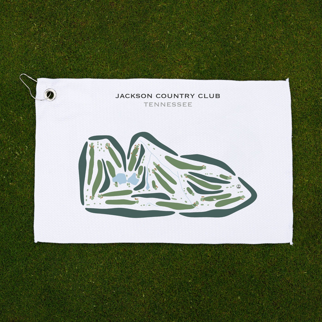 Jackson Country Club, Tennessee - Printed Golf Courses