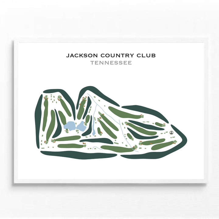 Jackson Country Club, Tennessee - Printed Golf Courses