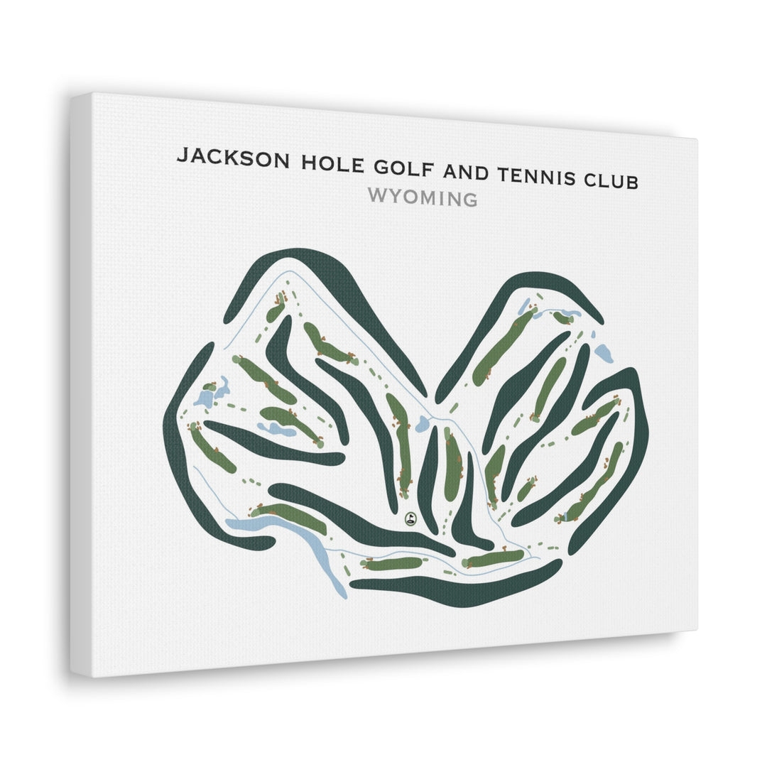 Jackson Hole Golf & Tennis Club, Wyoming - Printed Golf Courses