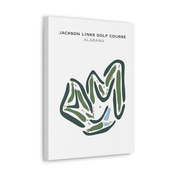 Jackson Links Golf Course, Alabama - Printed Golf Courses