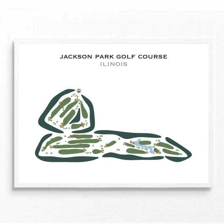 Jackson Park Golf Course, Illinois - Printed Golf Courses