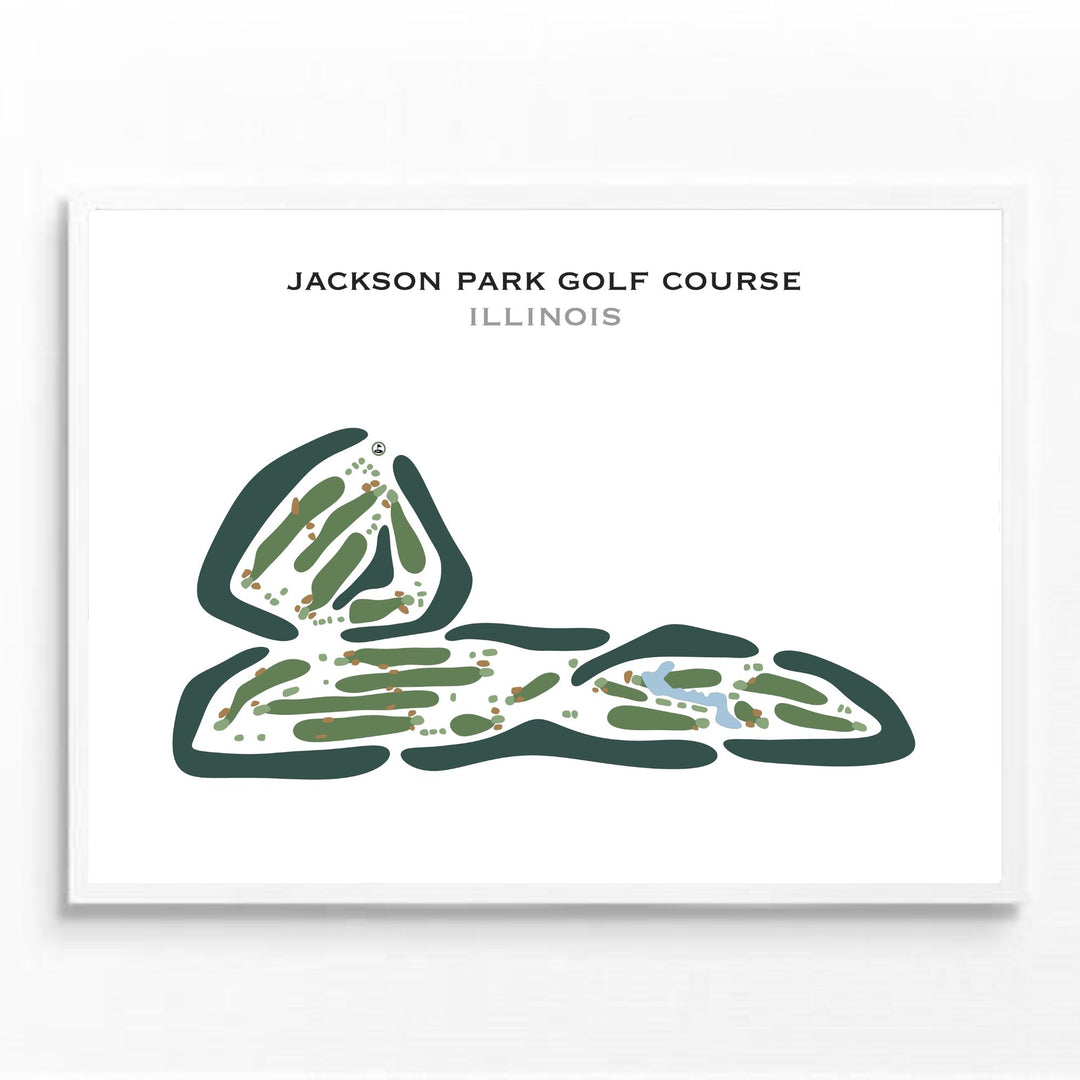 Jackson Park Golf Course, Illinois - Printed Golf Courses