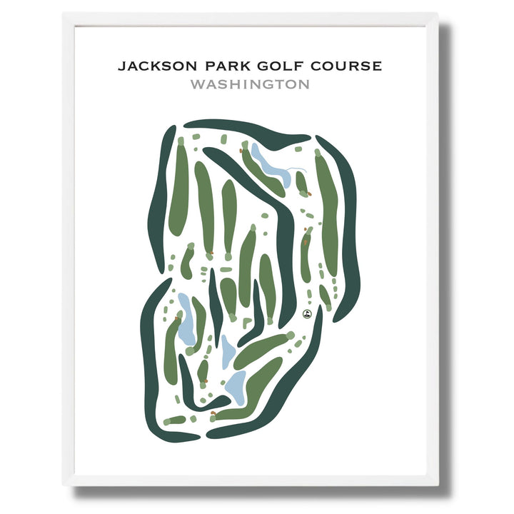 Jackson Park Golf Course, Washington - Printed Golf Courses