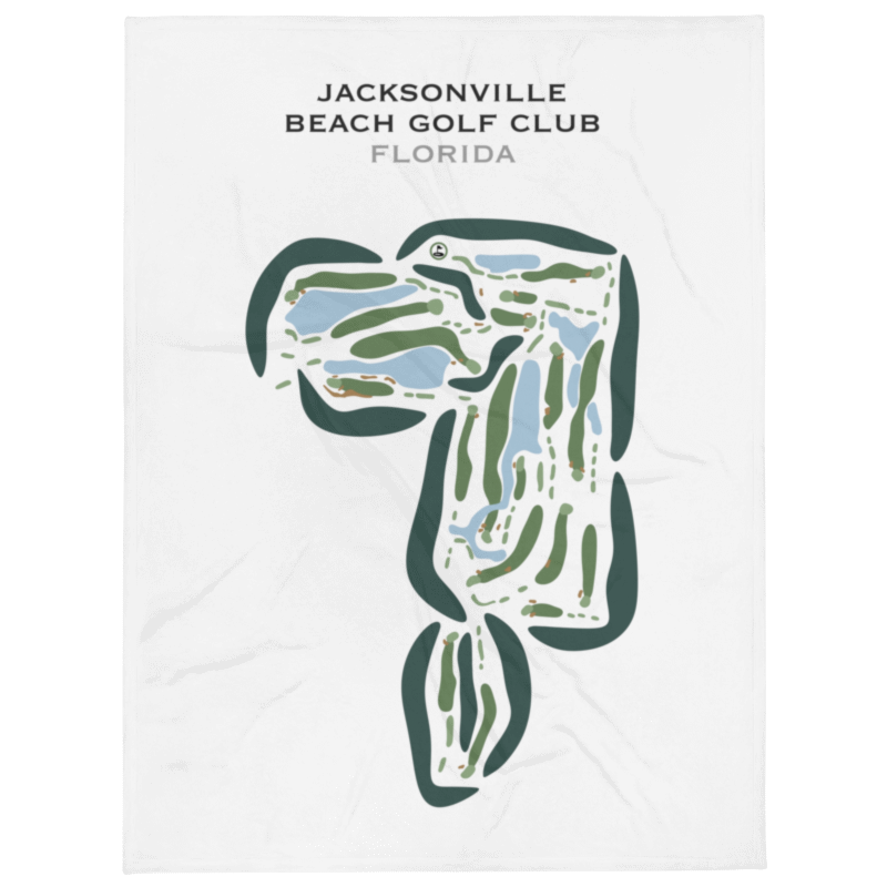 Jacksonville Beach Golf Club, Florida - Printed Golf Courses