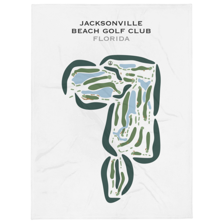 Jacksonville Beach Golf Club, Florida - Printed Golf Courses