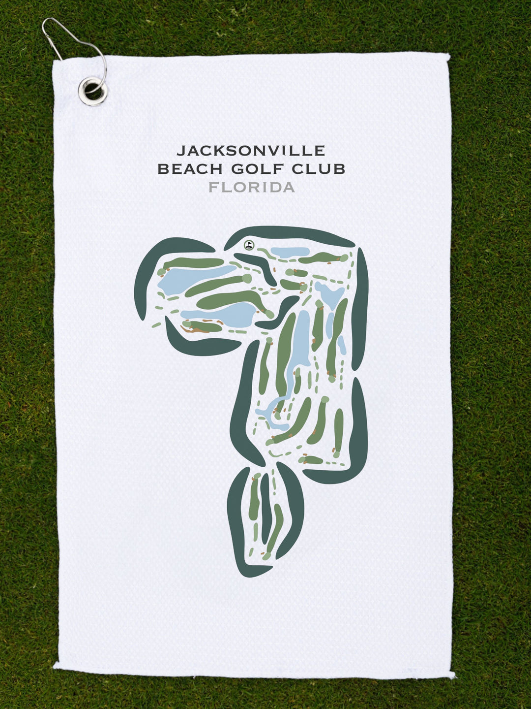 Jacksonville Beach Golf Club, Florida - Printed Golf Courses