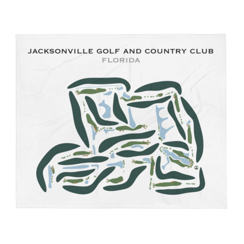 Jacksonville Golf & Country Club, Florida - Printed Golf Courses