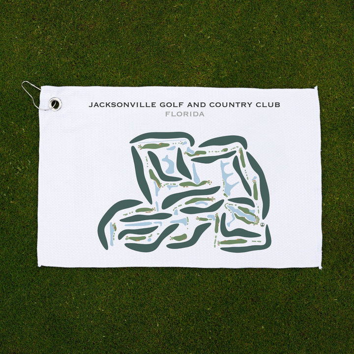 Jacksonville Golf & Country Club, Florida - Printed Golf Courses